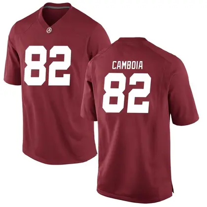 Replica Men's Miguel Camboia Alabama Crimson Tide Crimson Football College Jersey -