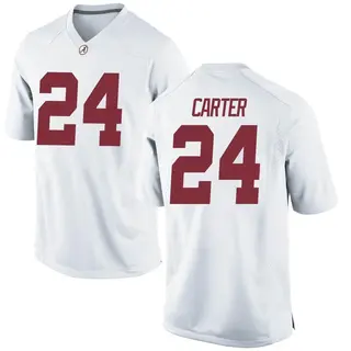 Replica Men's Noah Carter Alabama Crimson Tide Nike Football College Jersey - White