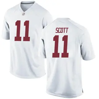 Replica Men's Rico Scott Alabama Crimson Tide Nike Football College Jersey - White