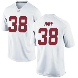 Replica Men's Zavier Mapp Alabama Crimson Tide Nike Football College Jersey - White