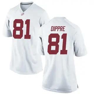 Replica Women's CJ Dippre Alabama Crimson Tide Nike Football College Jersey - White