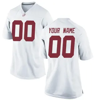Replica Women's Custom Alabama Crimson Tide Nike Football College Jersey - White
