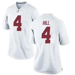 Replica Women's Daniel Hill Alabama Crimson Tide Nike Football College Jersey - White