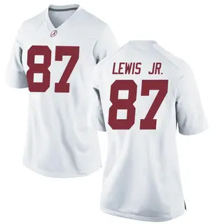 Replica Women's Danny Lewis Jr. Alabama Crimson Tide Nike Football College Jersey - White