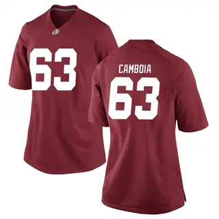 Replica Women's Diego Camboia Alabama Crimson Tide Nike Crimson Football College Jersey -
