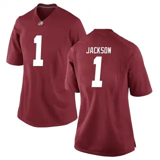 Replica Women's Domani Jackson Alabama Crimson Tide Nike Crimson Football College Jersey -
