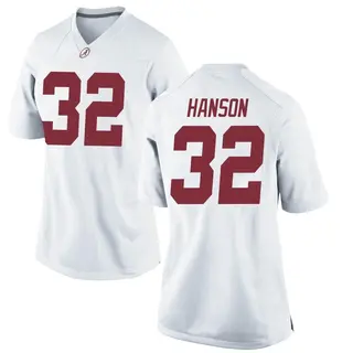 Replica Women's Griffin Hanson Alabama Crimson Tide Nike Football College Jersey - White