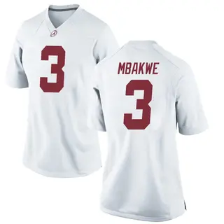 Replica Women's Jaylen Mbakwe Alabama Crimson Tide Nike Football College Jersey - White