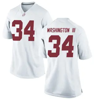 Replica Women's Jessie Washington III Alabama Crimson Tide Nike Football College Jersey - White