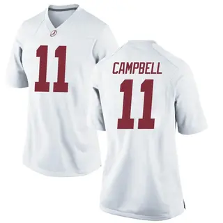 Replica Women's Jihaad Campbell Alabama Crimson Tide Nike Football College Jersey - White