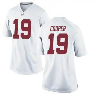 Replica Women's John Cooper Alabama Crimson Tide Nike Football College Jersey - White
