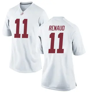 Replica Women's Jordan Renaud Alabama Crimson Tide Nike Football College Jersey - White