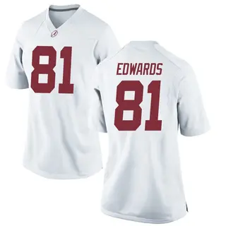 Replica Women's Kaleb Edwards Alabama Crimson Tide Nike Football College Jersey - White