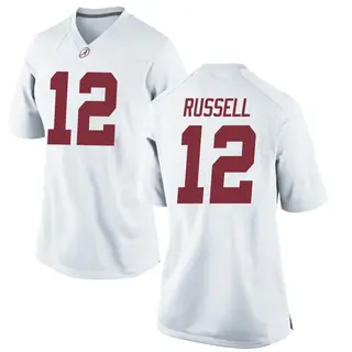 Replica Women's Keelon Russell Alabama Crimson Tide Nike Football College Jersey - White