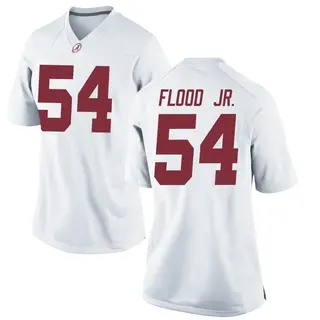 Replica Women's Kyle Flood Jr. Alabama Crimson Tide Nike Football College Jersey - White