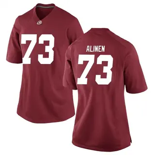 Replica Women's Olaus Alinen Alabama Crimson Tide Nike Crimson Football College Jersey -