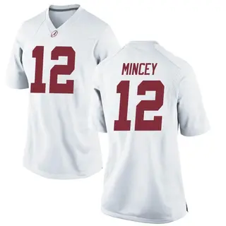 Replica Women's Zavier Mincey Alabama Crimson Tide Nike Football College Jersey - White