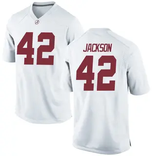 Replica Youth Ben Jackson Alabama Crimson Tide Nike Football College Jersey - White