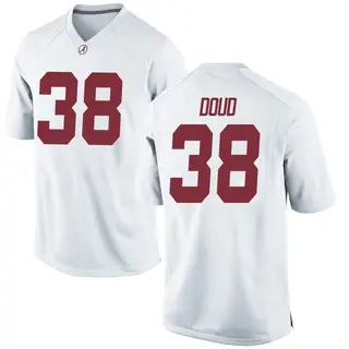 Replica Youth Blake Doud Alabama Crimson Tide Nike Football College Jersey - White