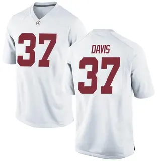 Replica Youth Cole Davis Alabama Crimson Tide Nike Football College Jersey - White