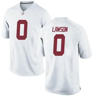Replica Youth Deontae Lawson Alabama Crimson Tide Nike Football College Jersey - White