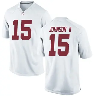 Replica Youth Duke Johnson II Alabama Crimson Tide Nike Football College Jersey - White