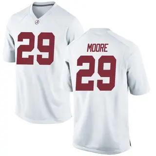Replica Youth Fredrick Moore Alabama Crimson Tide Nike Football College Jersey - White