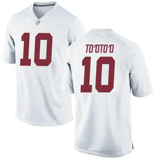Replica Youth Henry To'oTo'o Alabama Crimson Tide Nike Football College Jersey - White