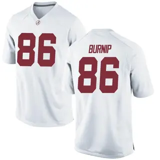 Replica Youth James Burnip Alabama Crimson Tide Nike Football College Jersey - White