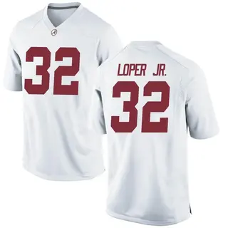 Replica Youth Jay Loper Jr. Alabama Crimson Tide Nike Football College Jersey - White