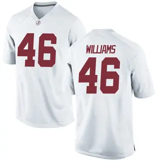 Replica Youth Jay Williams Alabama Crimson Tide Nike Football College Jersey - White