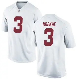 Replica Youth Jaylen Mbakwe Alabama Crimson Tide Nike Football College Jersey - White