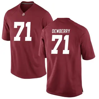 Replica Youth Kam Dewberry Alabama Crimson Tide Nike Crimson Football College Jersey -