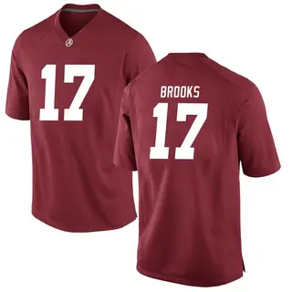 Replica Youth Lotzeir Brooks Alabama Crimson Tide Nike Crimson Football College Jersey -