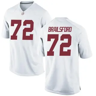 Replica Youth Parker Brailsford Alabama Crimson Tide Nike Football College Jersey - White