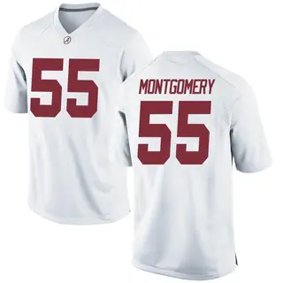 Replica Youth Roq Montgomery Alabama Crimson Tide Nike Football College Jersey - White