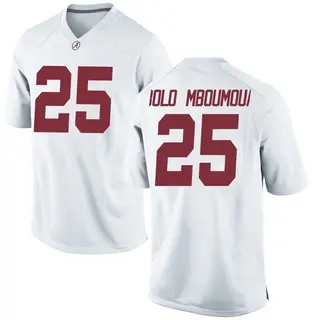 Replica Youth Steve Bolo Mboumoua Alabama Crimson Tide Nike Football College Jersey - White