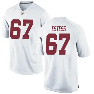 Replica Youth Wade Estess Alabama Crimson Tide Nike Football College Jersey - White