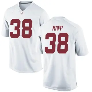 Replica Youth Zavier Mapp Alabama Crimson Tide Nike Football College Jersey - White